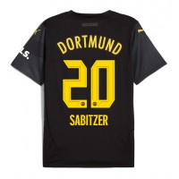 Borussia Dortmund Marcel Sabitzer #20 Vieraspaita 2024-25 Lyhythihainen